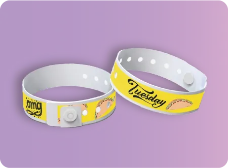 Custom Plastic Wristbands