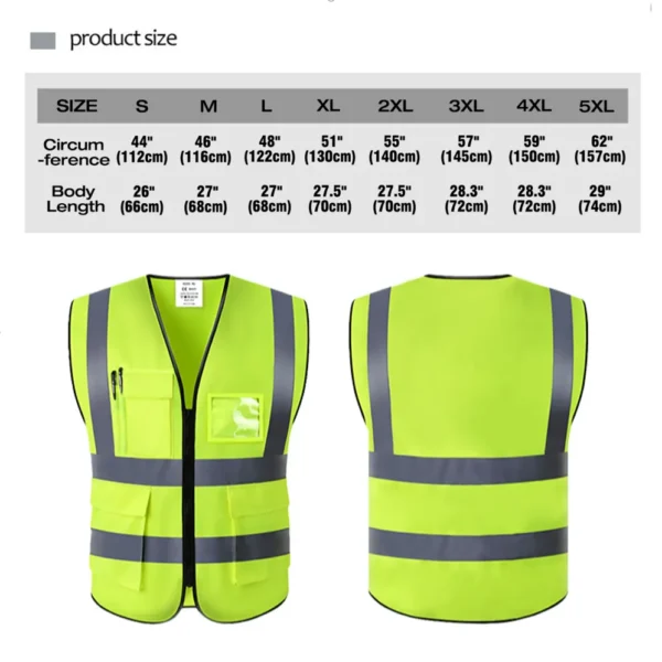 Custom Safety Vest With Pockets 4