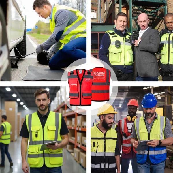 Custom Safety Vest With Pockets 7