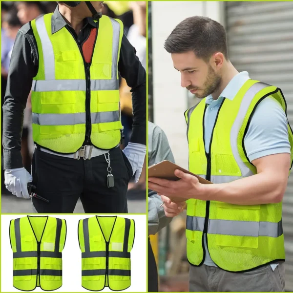 Custom Safety Vest With Pockets 8