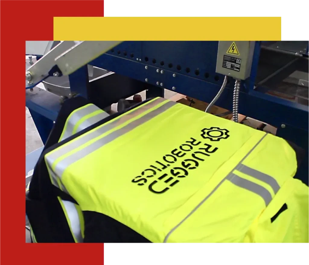 Custom silk-screen safety vests