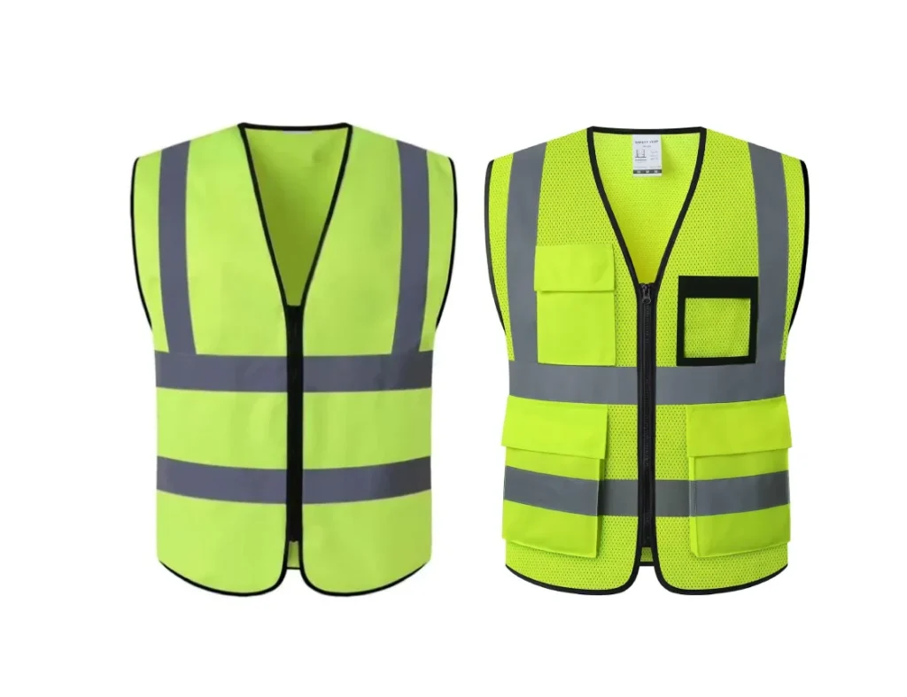 Style Options for custom safety vest