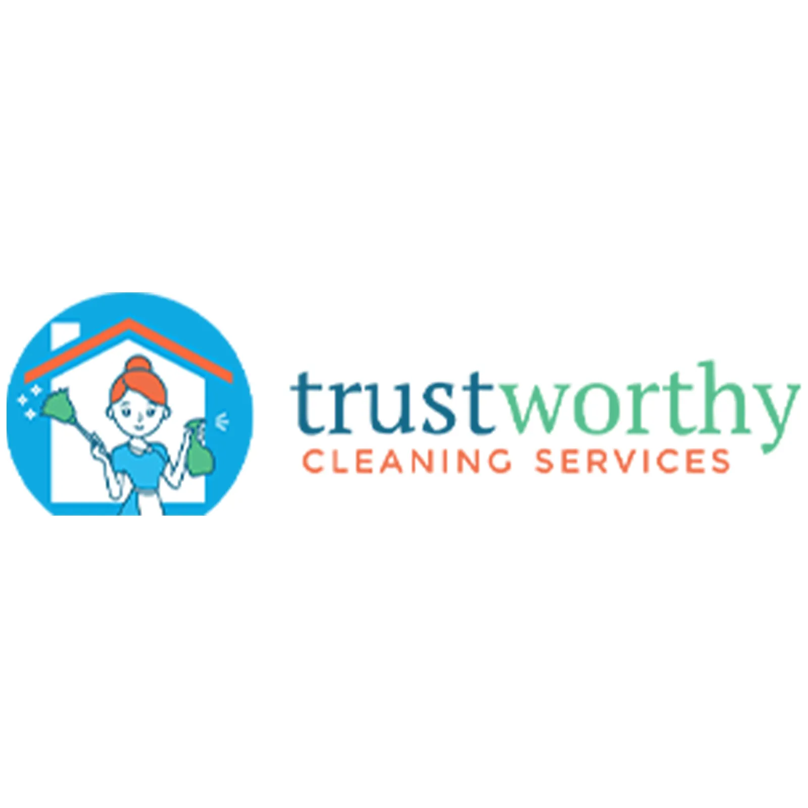 Trustworthy Cleaning Service Logo