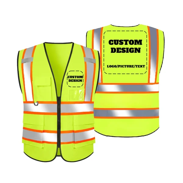 Custom Safety Vest With Pockets 2