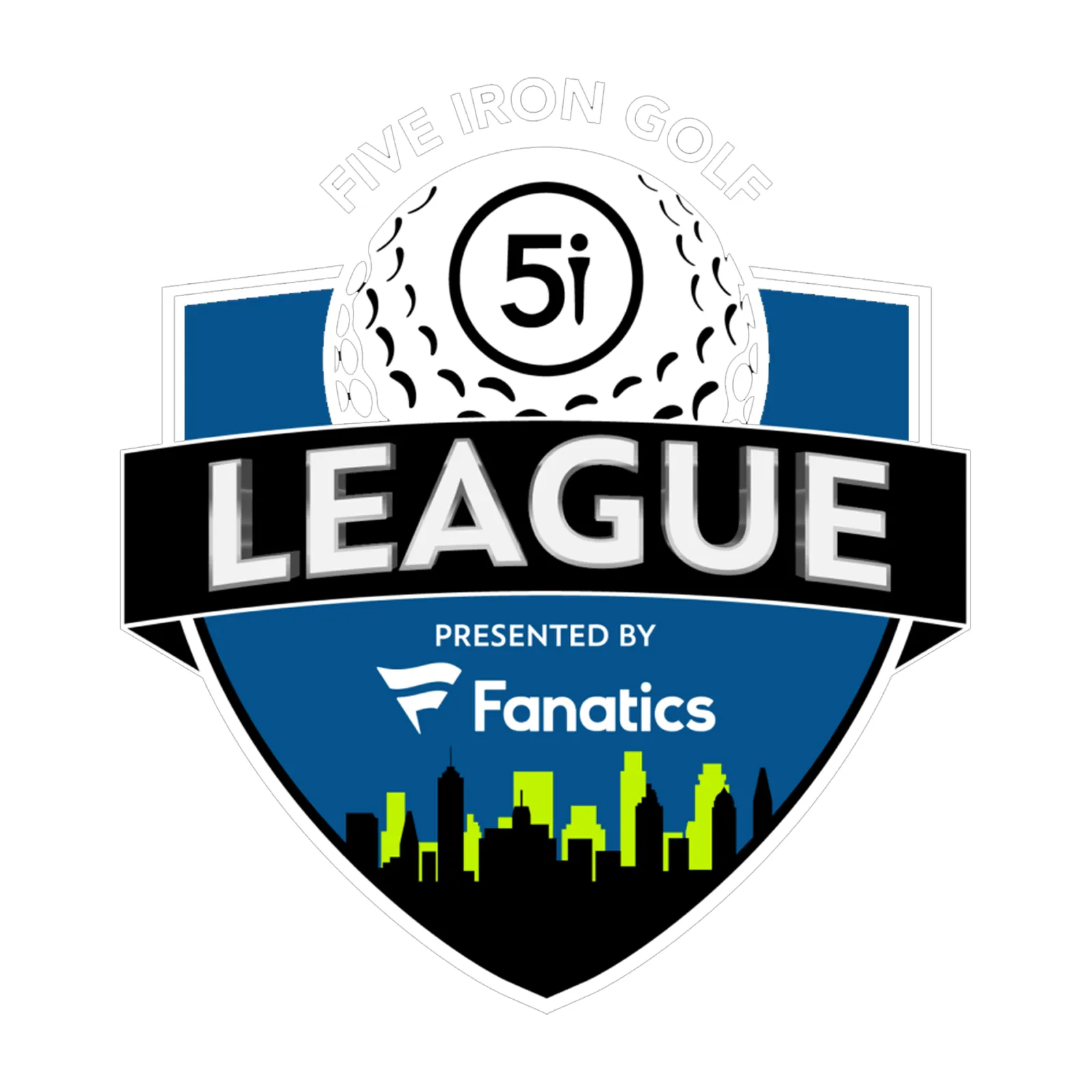 Five lron Golf Logo