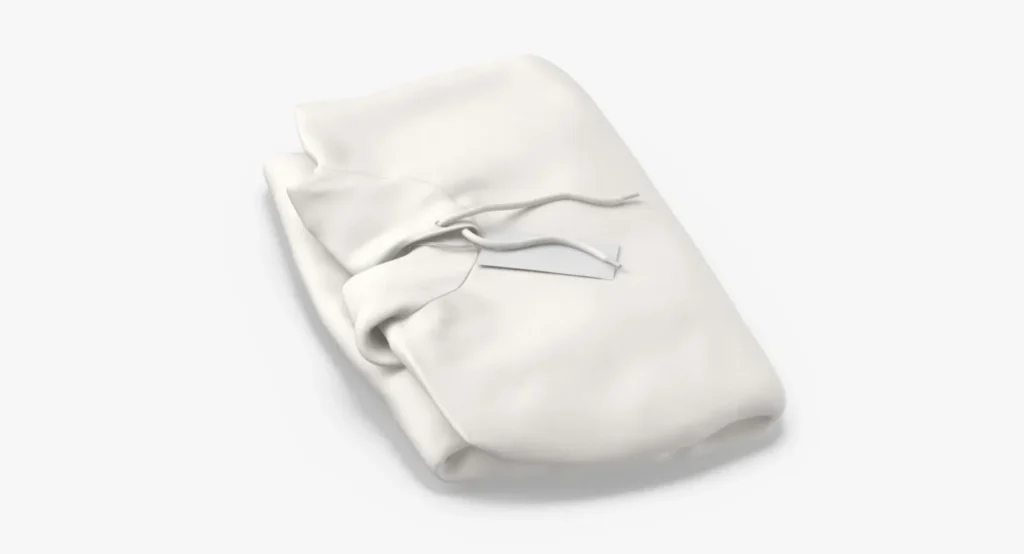 How to Store or Pack the Folded Hoodie