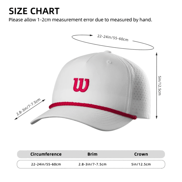 custom golf rope hat size