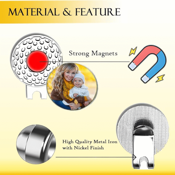 Custom Metal Golf Ball Markers Details