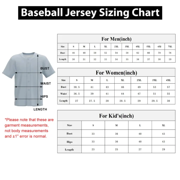 Custom-Made-Baseball-Jerseys-Size-Chart