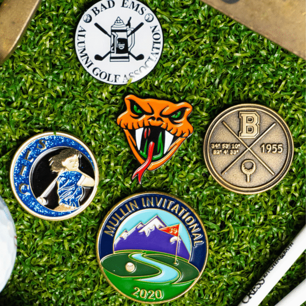 custom golf ball markers metal