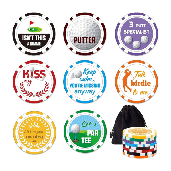 custom golf ball markers poker chips