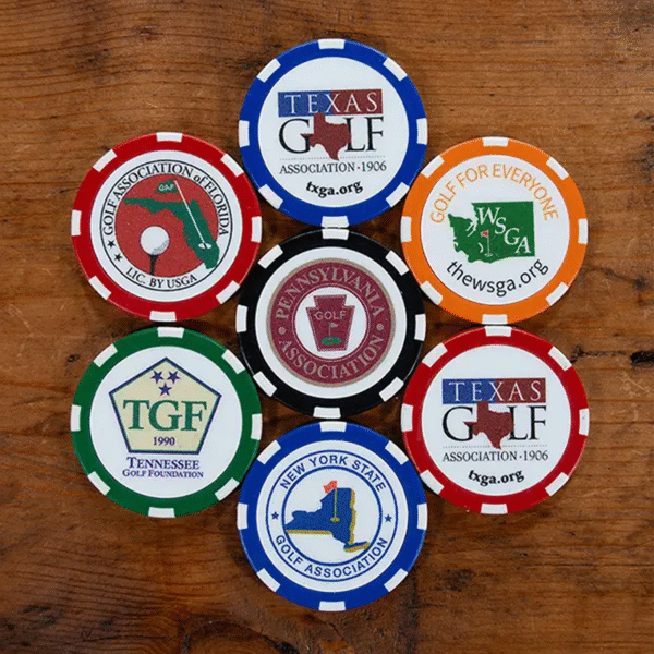 custom poker chip ball markers golf