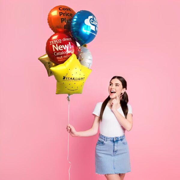 custom shape foil balloons