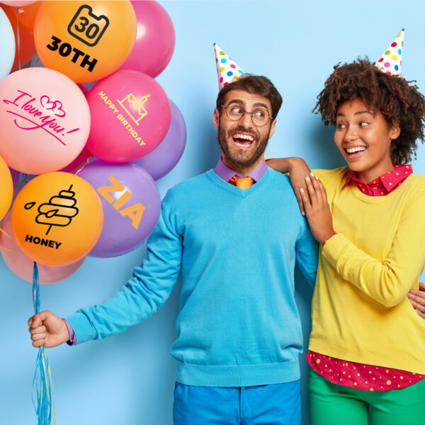 latex balloons custom