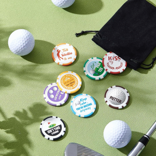 poker chip golf ball markers custom