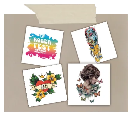 Custom Picture Temporary Tattoos