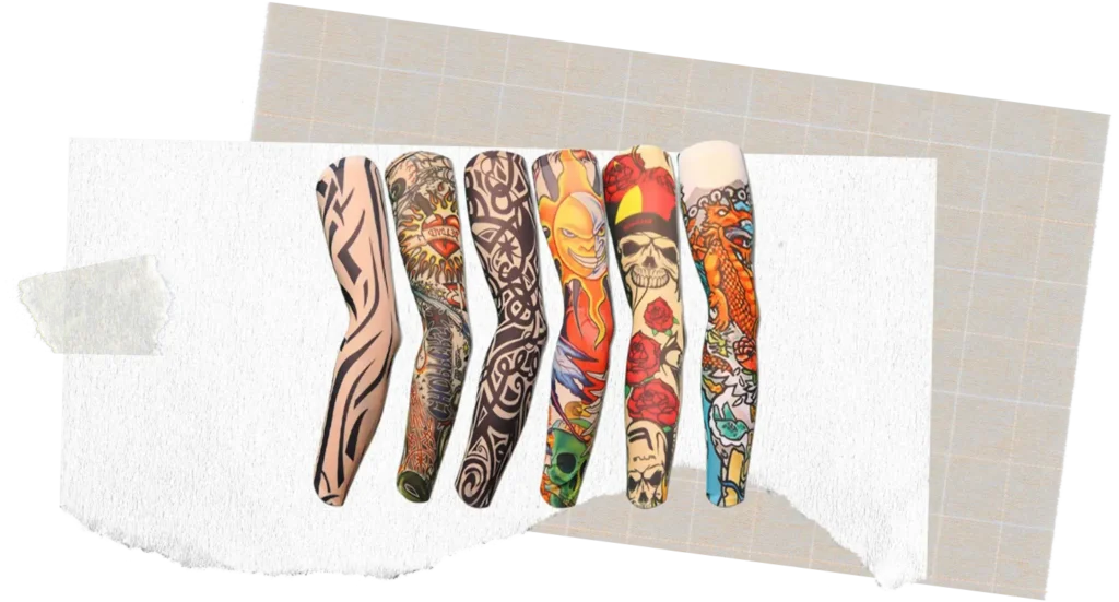 Custom Temporary Tattoo Sleeves
