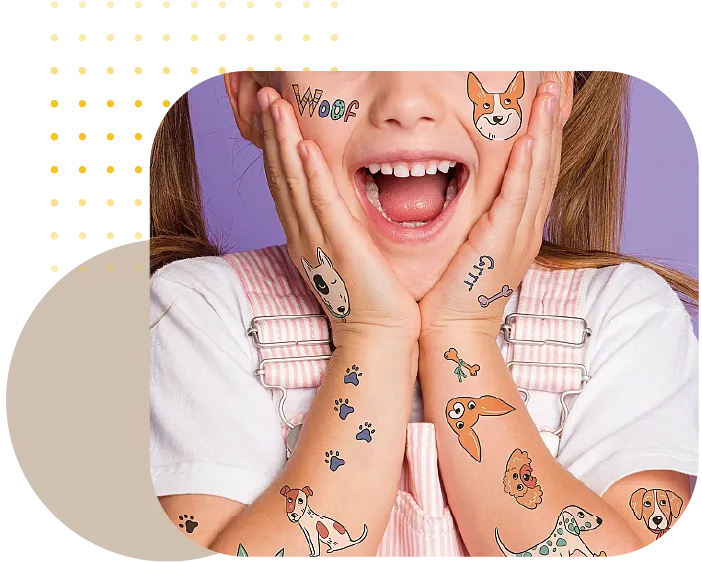 Custom Temporary Tattoos for Kids