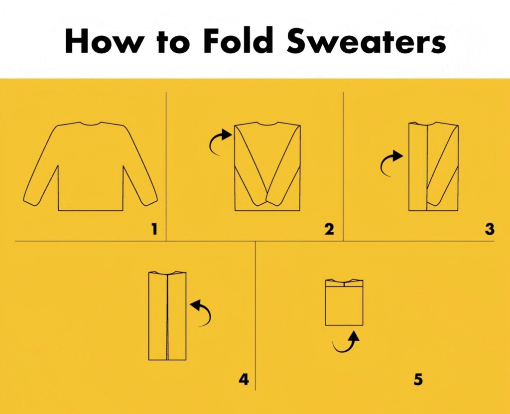How to Fold Sweatshirts (Step-by-Step Guide)
