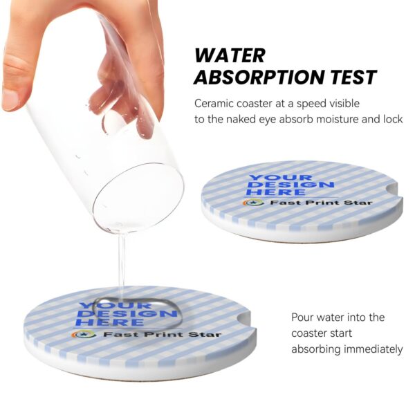 custom absorbent coasters