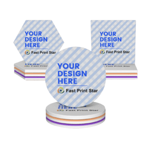 custom ceramic coasters