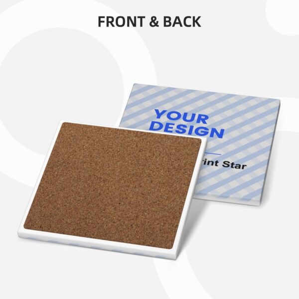 custom cork backed coasters