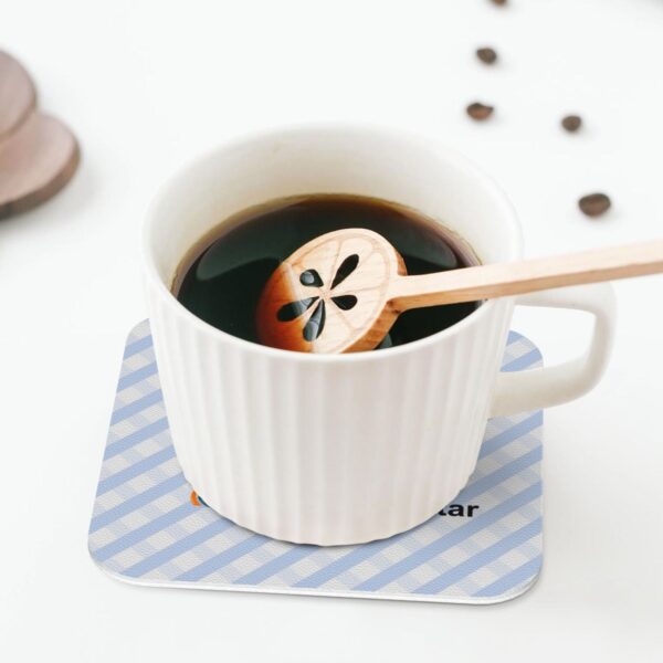 customized leather coaster
