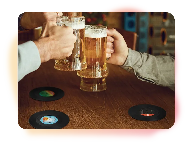 Custom Bar Coasters