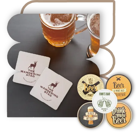 Custom Beer Coasters