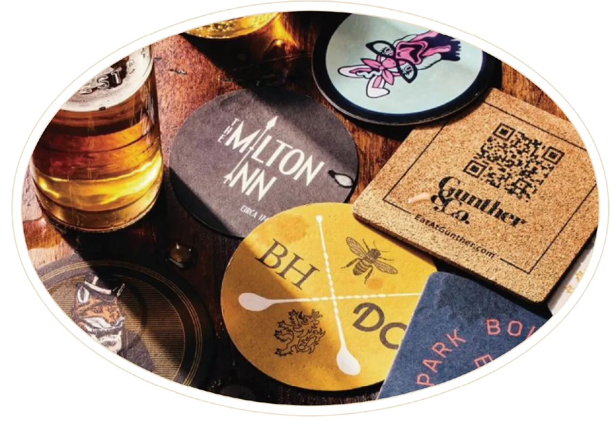 Custom Coasters Bulk | Customizable Materials & Shapes - FastPrintStar