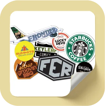 Custom Logo Stickers