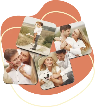 Custom Photo Coasters