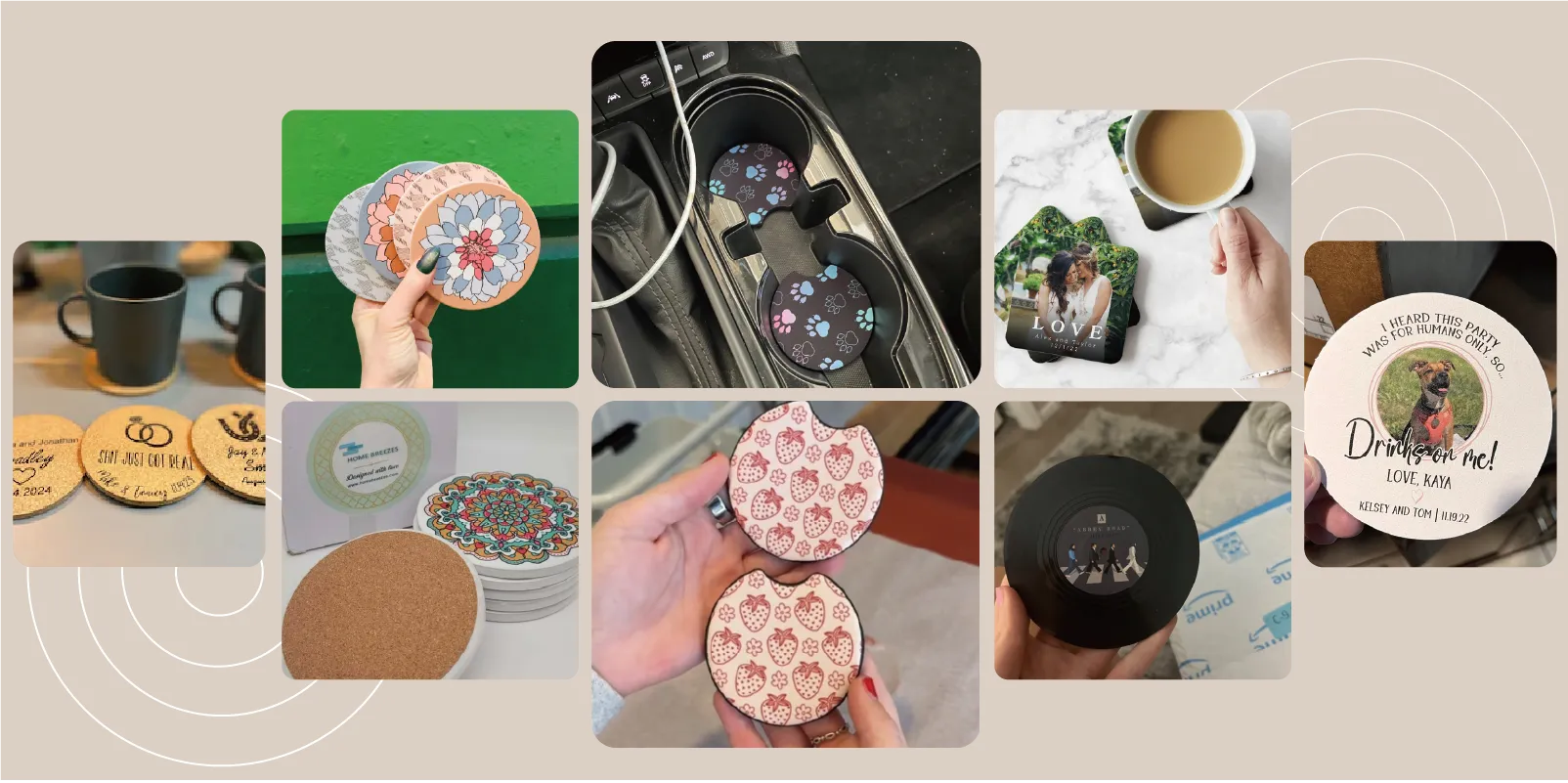 Custom Printed Coasters