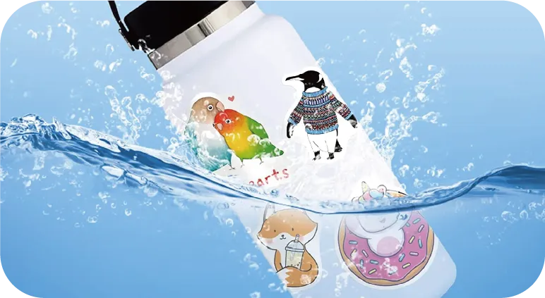 Custom Waterproof Stickers Vinyl