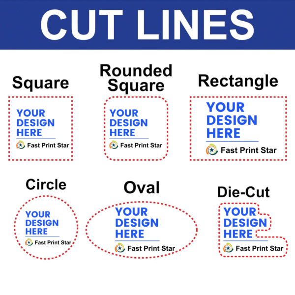 custom shape stickers