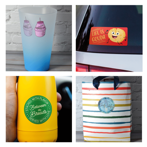 custom waterproof stickers
