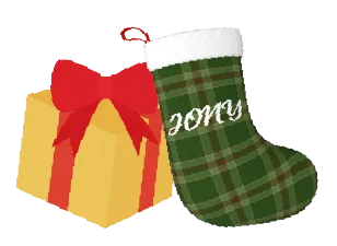 Christmas Stocking and Gift