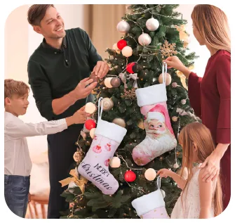 Custom Christmas Stockings for Family
