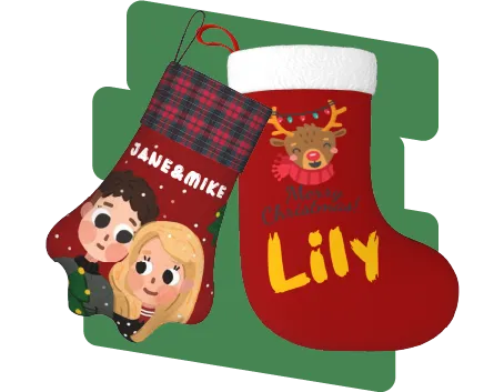 Custom Name Christmas Stockings