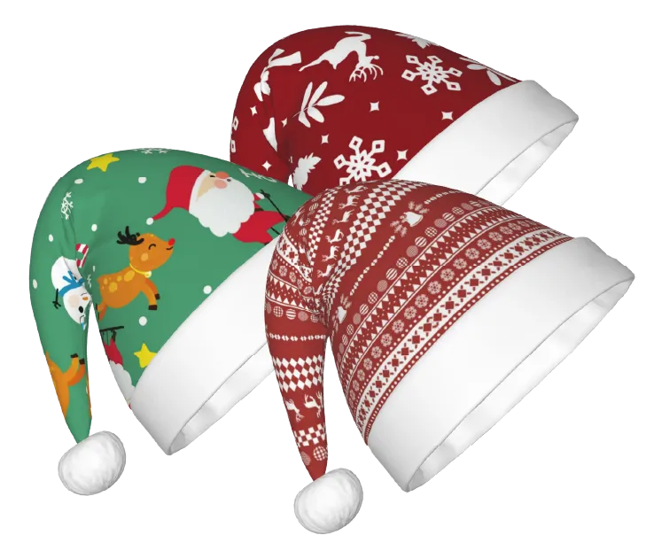 Custom Santa Hats Bulk