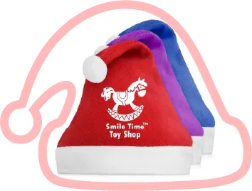 Custom Santa Hats with Logo