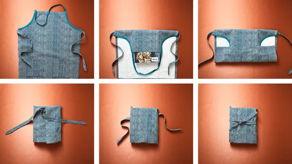 How to Fold an Apron