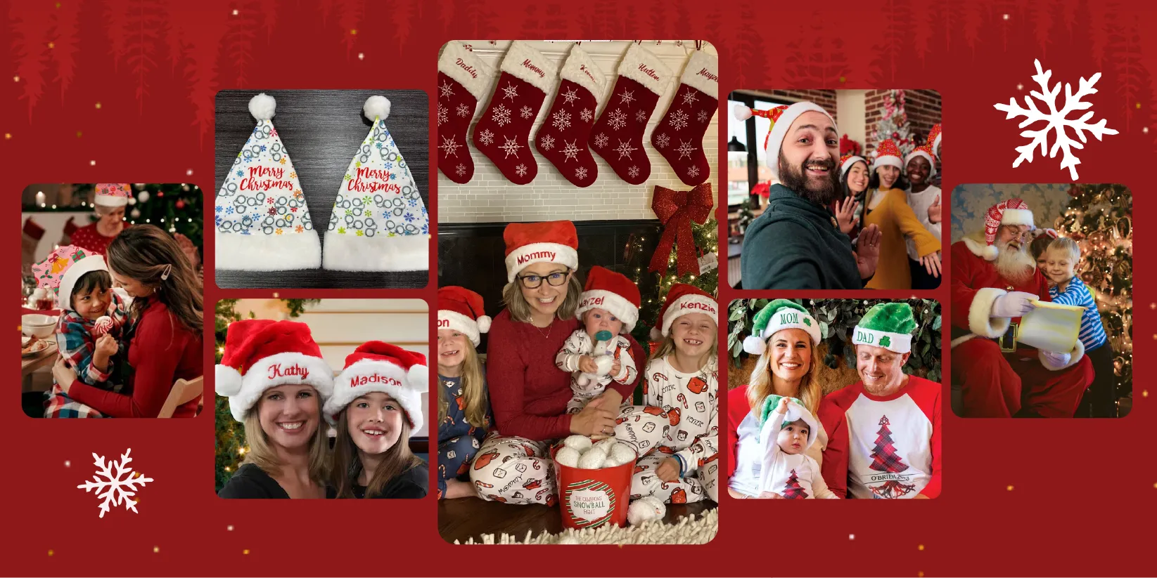 Personalized Santa Hats