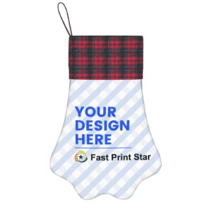 custom dog christmas stocking