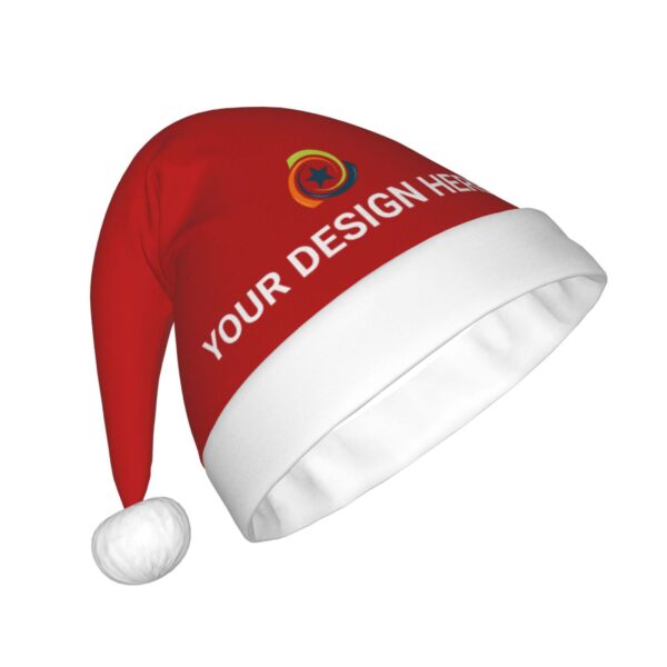 custom printed santa hat
