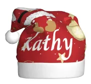 custom santa hat with name