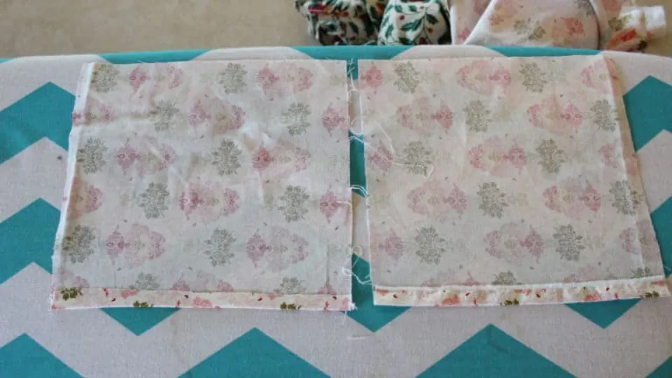 Add pockets to sew an apron