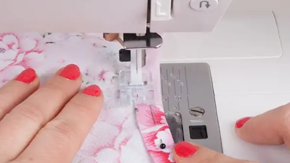 For machine stitching apron