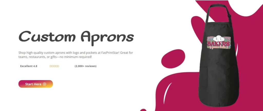 Where to order the custom aprons