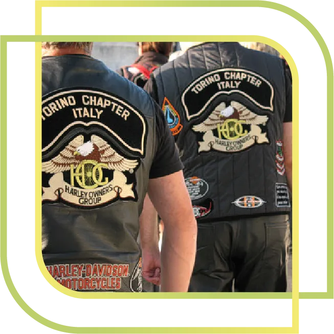 Custom club patches embroidery